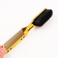 Double Sided Brush Beard Styling Comb