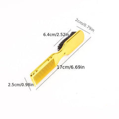 Double Sided Brush Beard Styling Comb