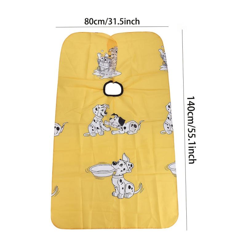 Kids Cartoon Hairdressing Cape Waterproof Hair Cutting Apron