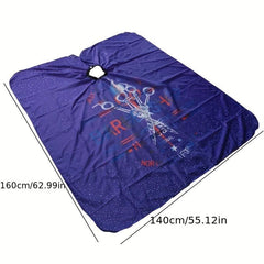 Barber Pattern Hair Cutting Cape Hairdressing Apron Shawl