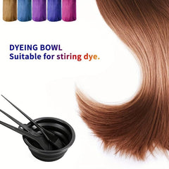 Hair Dye Brush & Bowl Set for Tinting & Coloring Hair