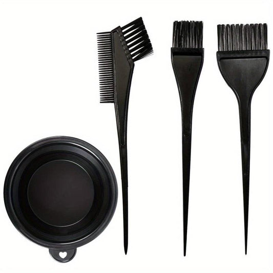 Hair Dye Brush & Bowl Set for Tinting & Coloring Hair