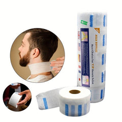 5pcsl Disposable Barber Neck Strip Stretchy Paper Neck Band