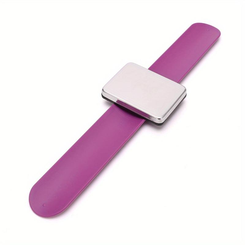 Magnetic Wrist Pin Holder Bracelet for Sewing Hair Cutting Tools - Slap Bracelet
