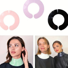 Waterproof Salon Hair Dye Silicone Pad Neck Collar