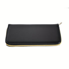 Hair Scissors Bag Stylist Holder PU Leather Case