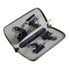 Hair Scissors Bag Stylist Holder PU Leather Case