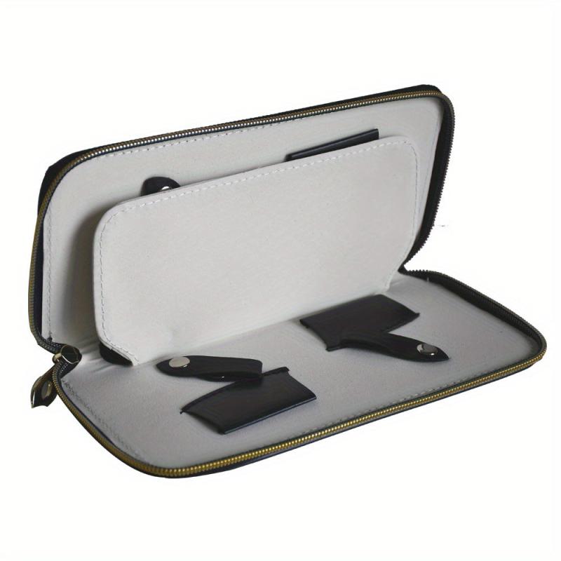 Hair Scissors Bag Stylist Holder PU Leather Case