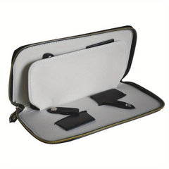 Hair Scissors Bag Stylist Holder PU Leather Case