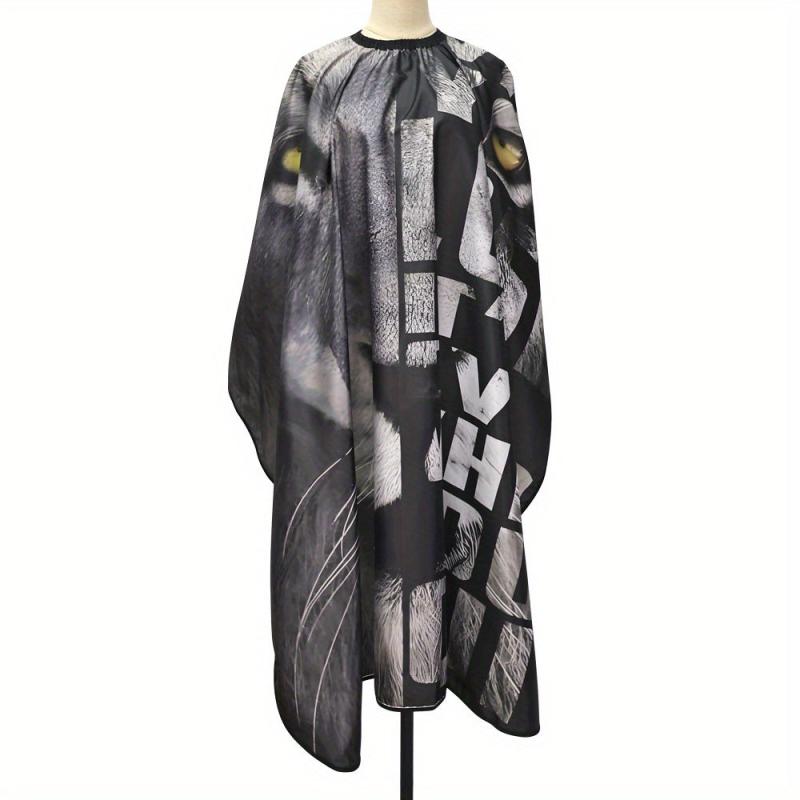 Lion Pattern Hair Cutting Apron Waterproof Shaving Cloth