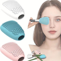 Silicone Makeup Brush Covers & Cleaning Pad Set