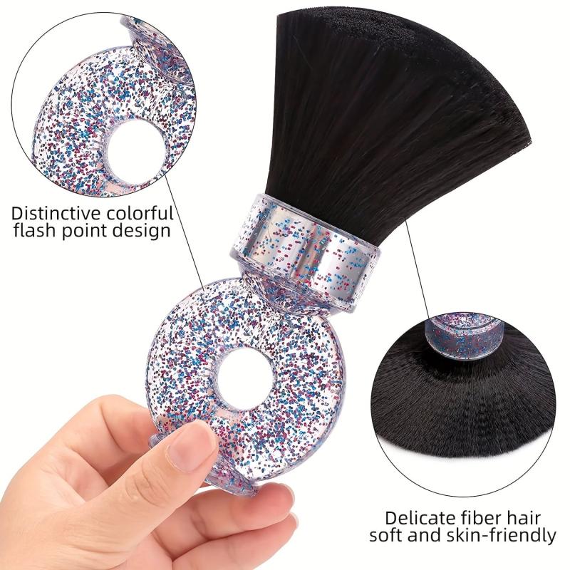 Neck Duster Brush Hair Cutting Cleaning Tool Ring Handle