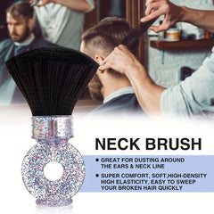 Neck Duster Brush Hair Cutting Cleaning Tool Ring Handle