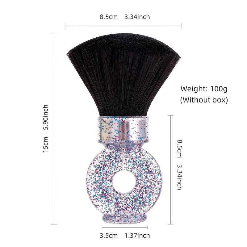 Neck Duster Brush Hair Cutting Cleaning Tool Ring Handle