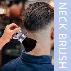 Neck Duster Brush Hair Cutting Cleaning Tool Ring Handle