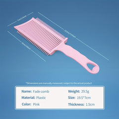 Durable Curved Comb Flat Top Comb Hair Cutting Positioning Comb