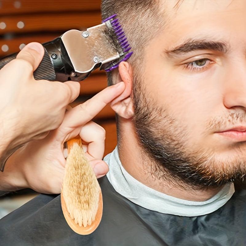 Wooden Hair Brush Neck Face Duster Brush Soft Sweeping Styling Tools