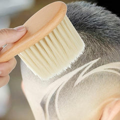 Wooden Hair Brush Neck Face Duster Brush Soft Sweeping Styling Tools