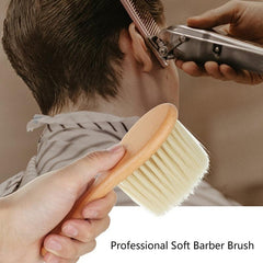 Wooden Hair Brush Neck Face Duster Brush Soft Sweeping Styling Tools