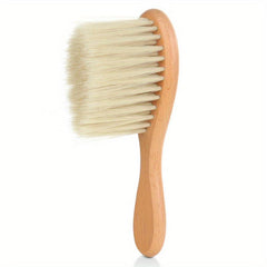 Wooden Hair Brush Neck Face Duster Brush Soft Sweeping Styling Tools