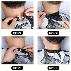 Waterproof Barber Cape Neck Duster Brush Hair Cutting Cape