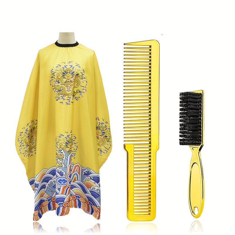 Professional Hair Styling Comb & Cleaning Brush Set