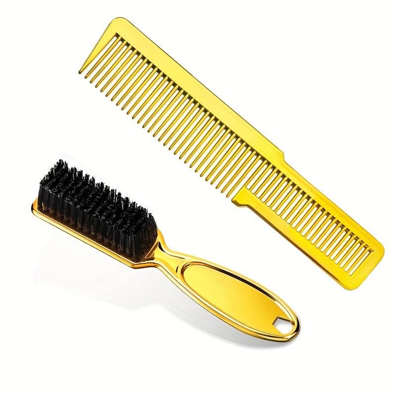 Professional Hair Styling Comb & Cleaning Brush Set