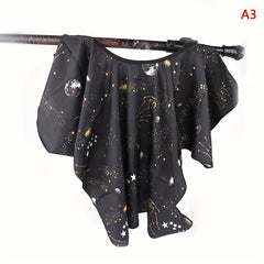 Cartoon Pattern Haircut Cape Cloth Hair Cutting Waterproof Cape