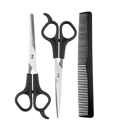 3pcs Hairdressing Scissors Set Hair Cutting Scissors Shears Kit Stainless Steel