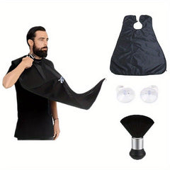 5pcs Hair Cutting Cape Neck Duster Brush Barber Cape Beard Bib Apron
