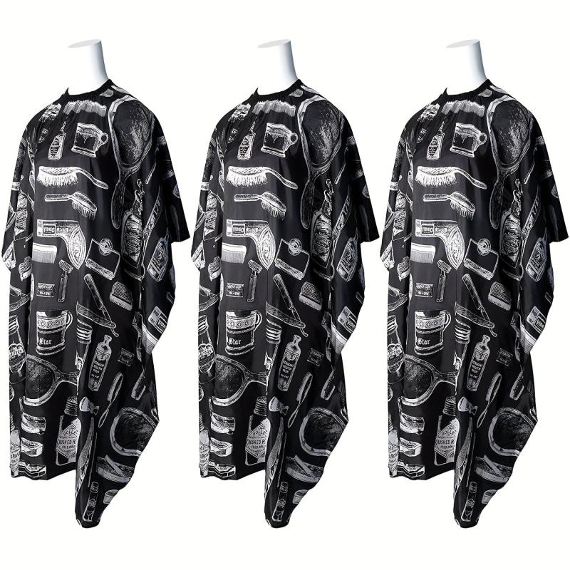 3pcs Waterproof Hair Cutting Cape for Barbers Durable and Breathable Salon Cape