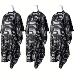 3pcs Waterproof Hair Cutting Cape for Barbers Durable and Breathable Salon Cape