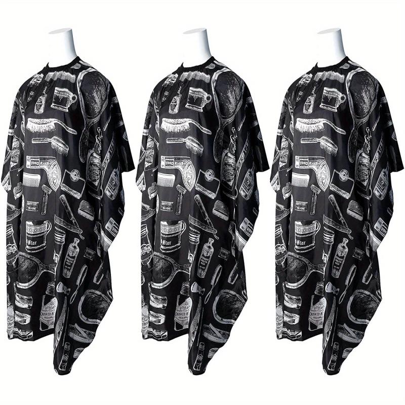 3pcs Waterproof Hair Cutting Cape for Barbers Durable and Breathable Salon Cape