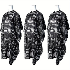 3pcs Waterproof Hair Cutting Cape for Barbers Durable and Breathable Salon Cape