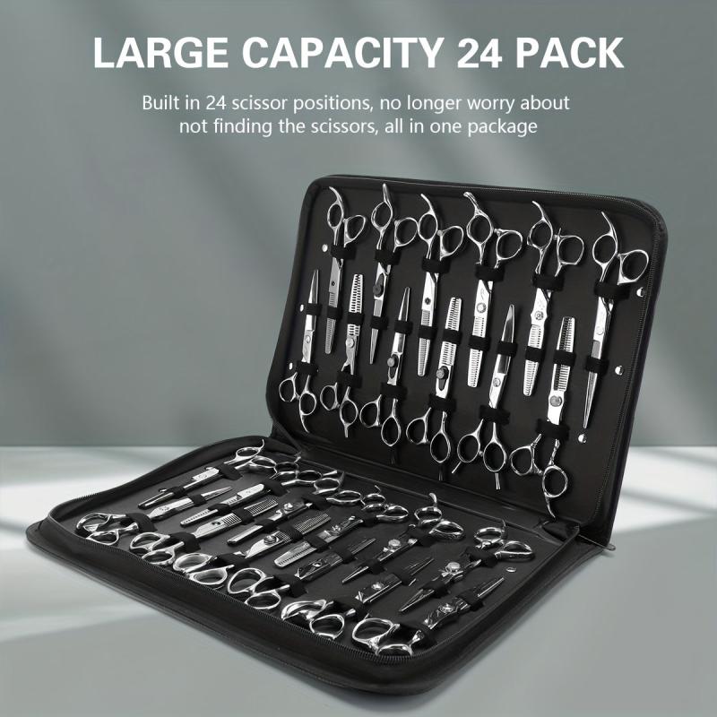 Scissors Storage Bag for 24 Scissors Portable Pouch Case