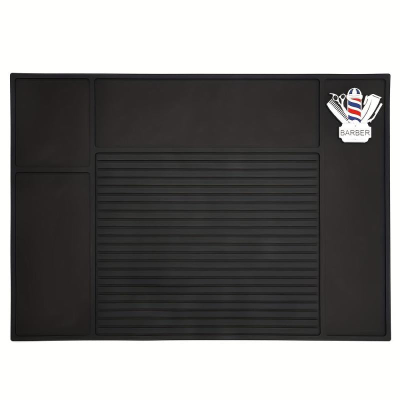 Barber Organizer Mat Salon Barbershop Work Station Pads Clipper Counter Mat