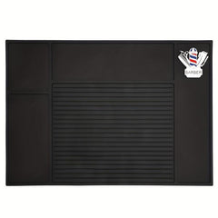Barber Organizer Mat Salon Barbershop Work Station Pads Clipper Counter Mat