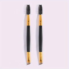 Makeup Brush Set for Eyebrow and Eyeliner, 2-in-1 Double Ended Design