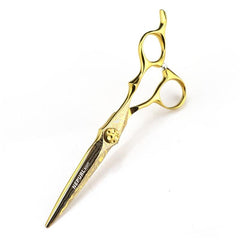 15 24 Cm Golden Damascus Hair Cutting Scissors Hair Thinning Shears