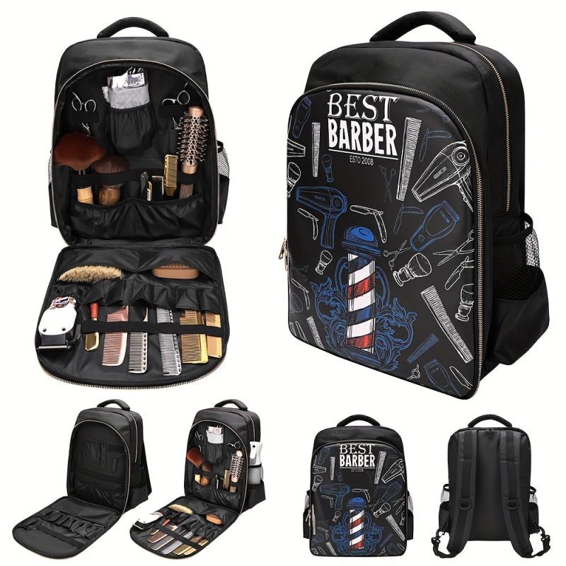 Portable Hairdressing Tool Storage Backpack Large Capacity