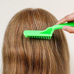 2pcs Green Hairdressing Comb Hair Dyeing Brush