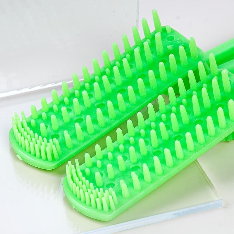 2pcs Green Hairdressing Comb Hair Dyeing Brush