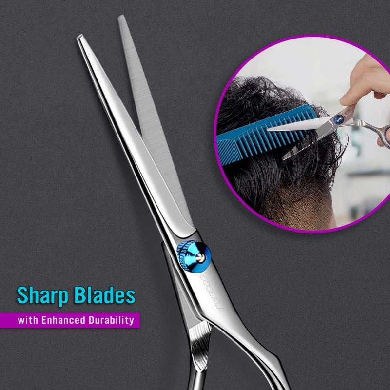 16.5 cm Stainless Steel Hair Cutting Scissors for Salon and Home Use
