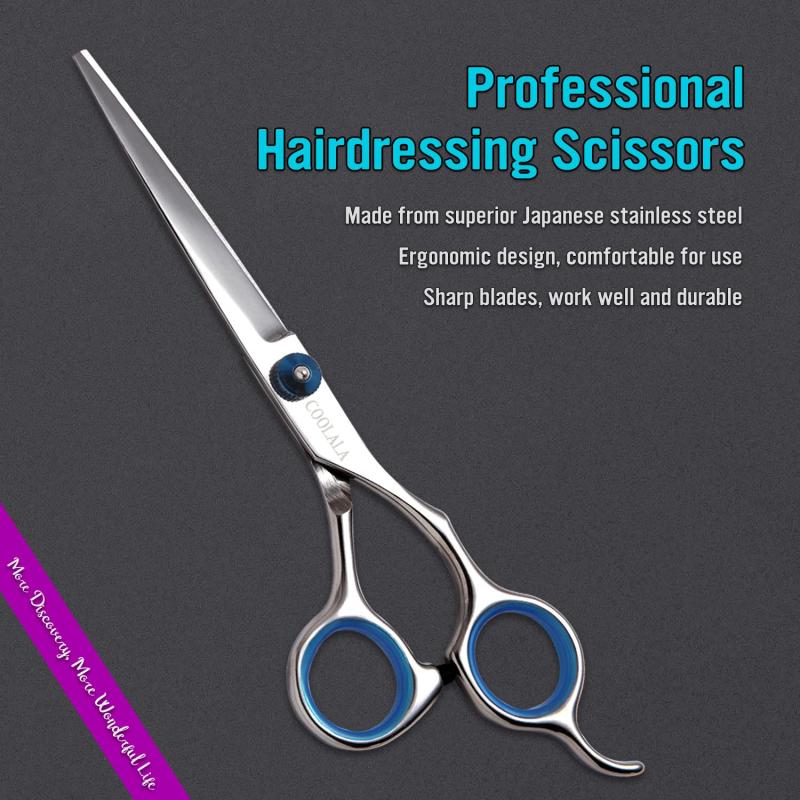 16.5 cm Stainless Steel Hair Cutting Scissors for Salon and Home Use