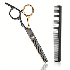 Hair Cutting Thinning Shears Stainless Steel Hairdressing Scissors with Comb