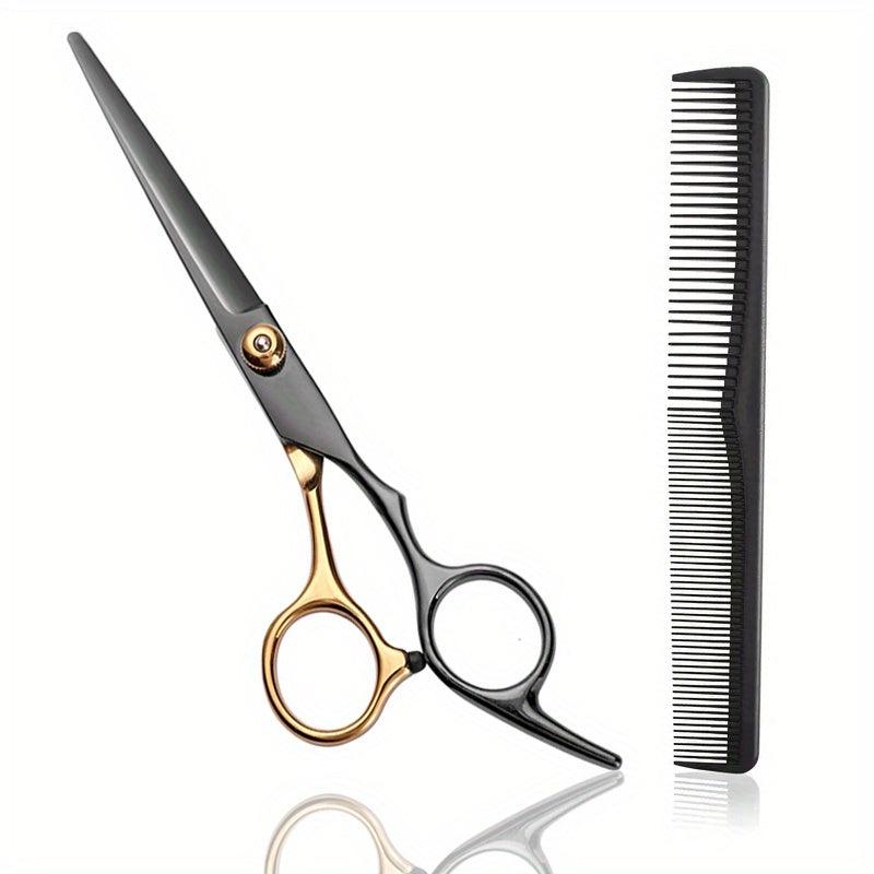 Hair Cutting Thinning Shears Stainless Steel Hairdressing Scissors with Comb