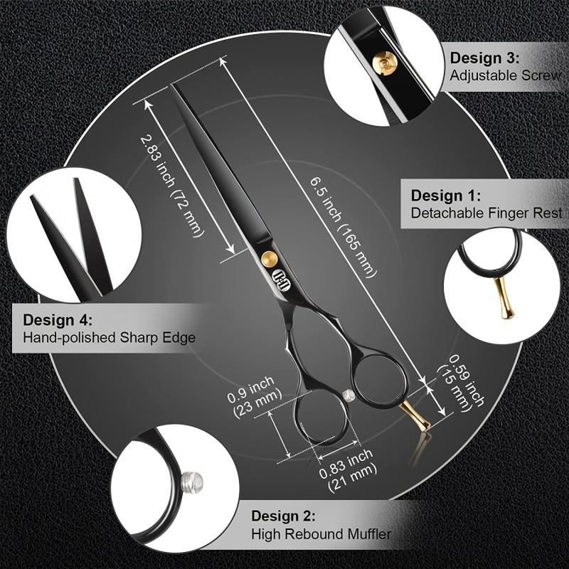 Pro Hair Cutting Scissors Styling Tool Barber Salon Home Use