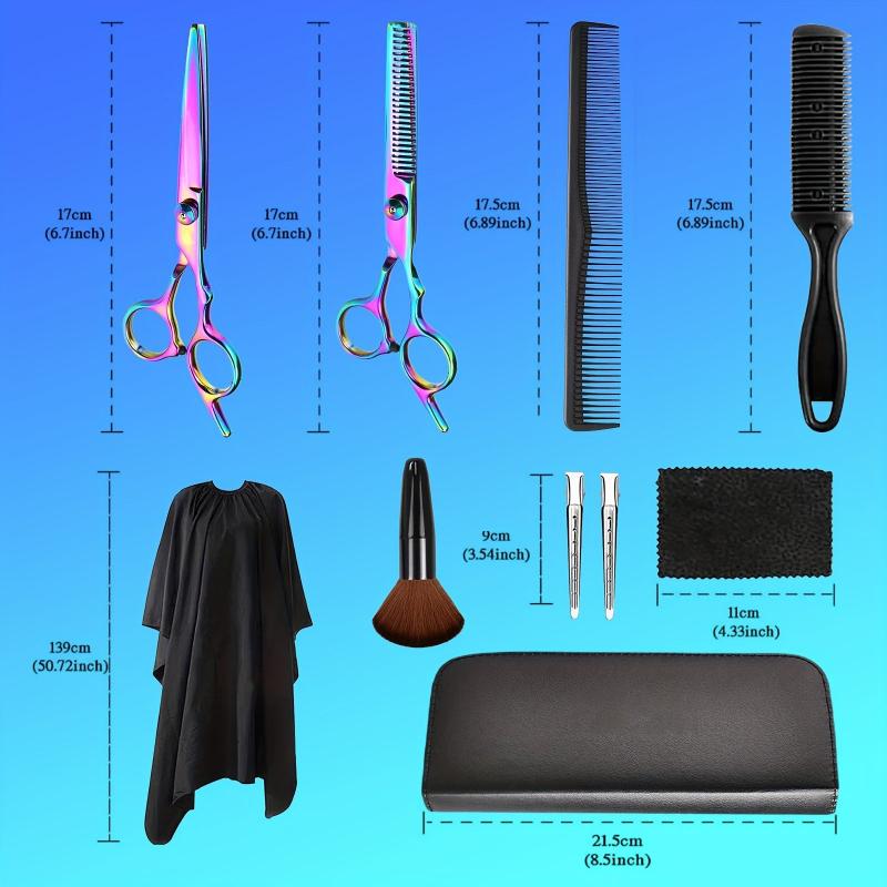 Rainbow Hair Cutting Scissors Set