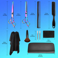 Rainbow Hair Cutting Scissors Set