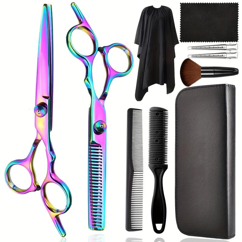 Rainbow Hair Cutting Scissors Set